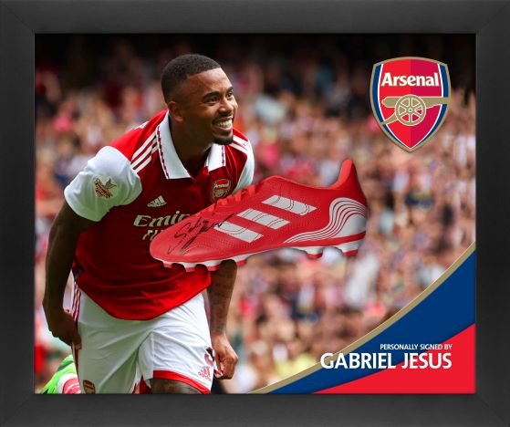 Gabriel Jesus Signed Boot Framed Display - Memorabilia Framers Shop